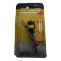 Conector Chicote Lanterna Led Lateral Carreta 2 Vias