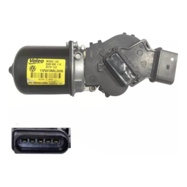 Motor Limpador Para-brisa Dianteiro Vw Gol Saveiro G5 Até G8