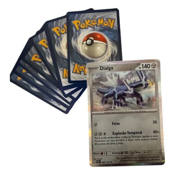 Carta Pokemon Dialga Brilhante 095/132 Original Pokemon Portugues