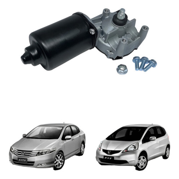 Motor Limpador Parabrisa Honda City 2009 A 2013