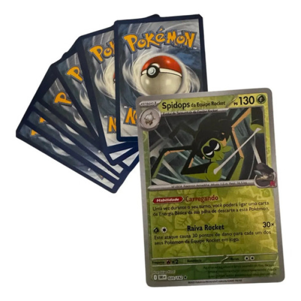 Carta Pokemon Spidops Brilhante 020/182 Original Pokemon Portugues