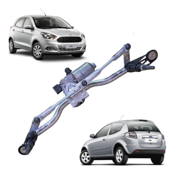 Motor Limpador Parabrisa Ford Ka 2013 14 15 16 17 C/galhada