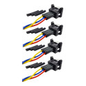 Kit 4 Chicote 3 Vias Universal 1031030