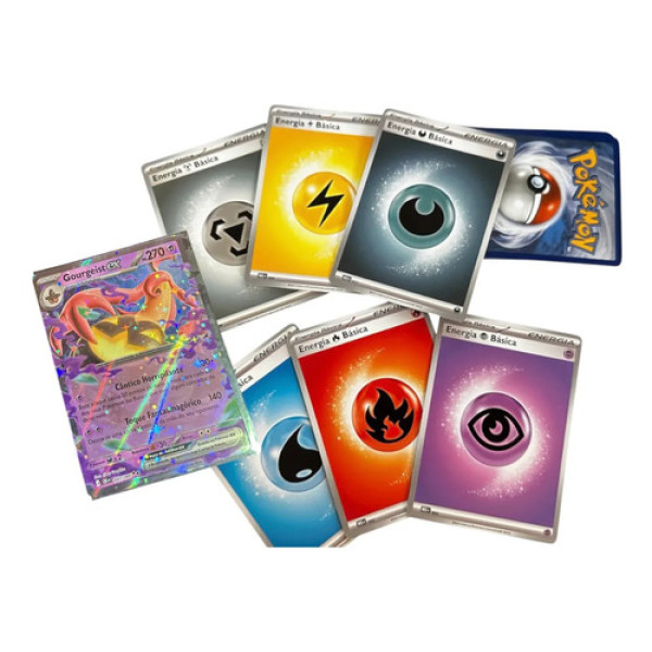 Kit 50 Cartas Energia Pokemon E 1 Ultra Rara Original Pokémon Português