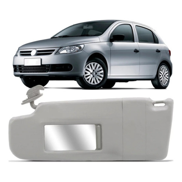 Quebra Sol C/espelho S/luz Gol Saveiro G5 G6 Lado Esquerdo