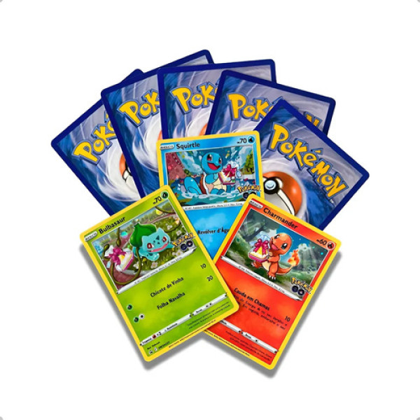 Kit 50 Cartas Pokemon Com 8 Brilhantes Originais Copag Pokémon Português