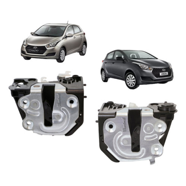 Par Fechadura Trava Prédisposta Eletrica Dianteira Hb20