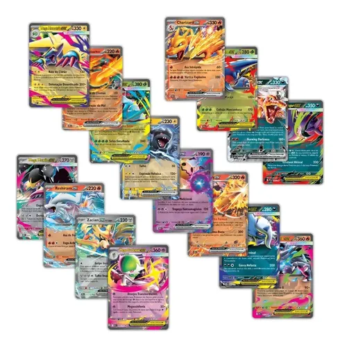 Kit 10 Cartas Pokémon Ultra Raras Original Pokémon Português
